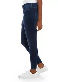 Petite Mid Rise Skinny Jeans