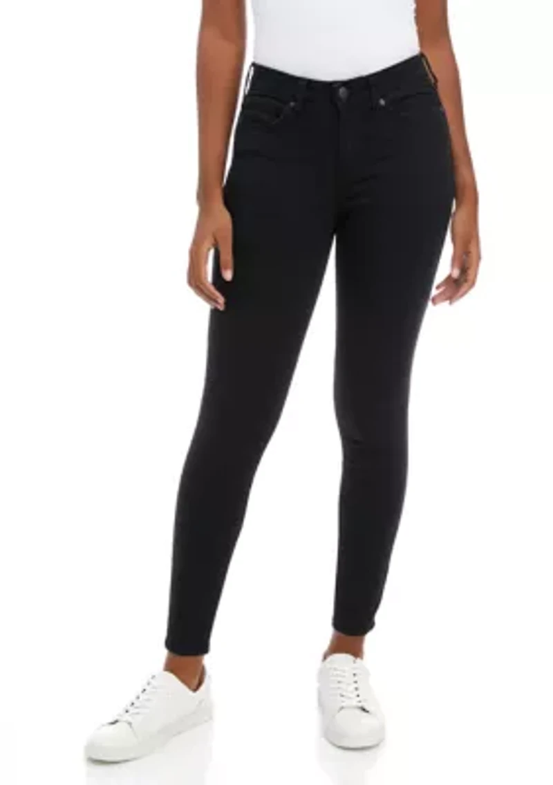 Petite Mid Rise Skinny Jeans