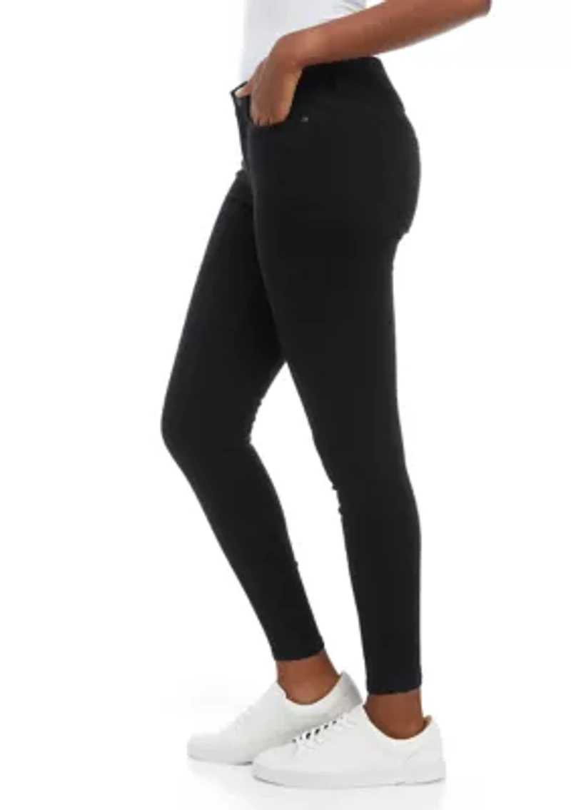 Petite Mid Rise Skinny Jeans