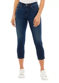 Petite 5 Pocket Denim Cropped Jeans