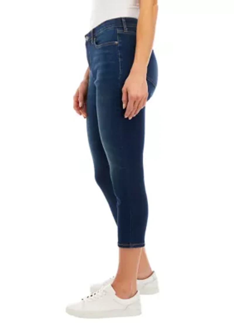 Petite 5 Pocket Denim Cropped Jeans