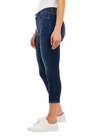Petite 5 Pocket Denim Cropped Jeans