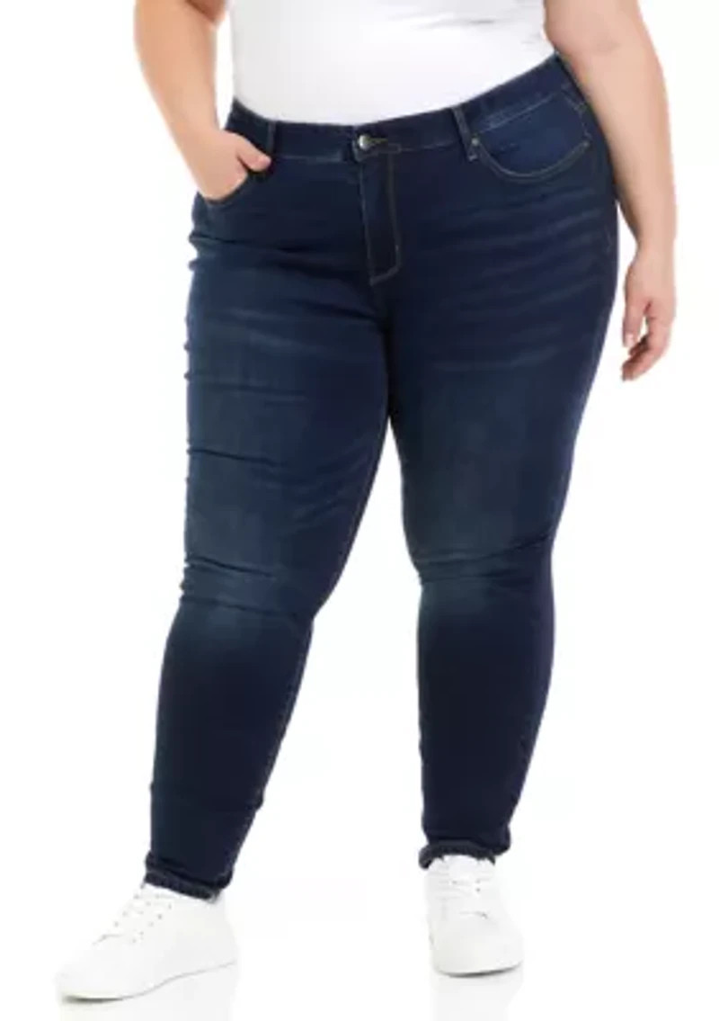 Plus Midrise Skinny Jeans