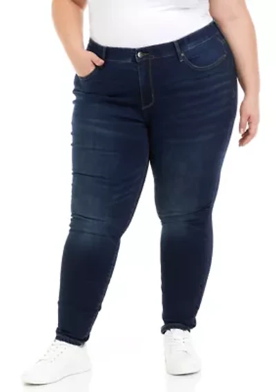 Plus Midrise Skinny Jeans