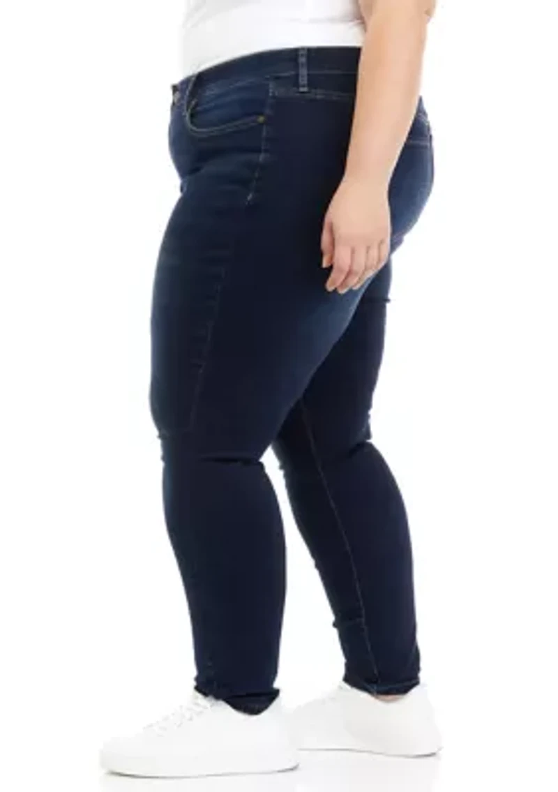 Plus Midrise Skinny Jeans