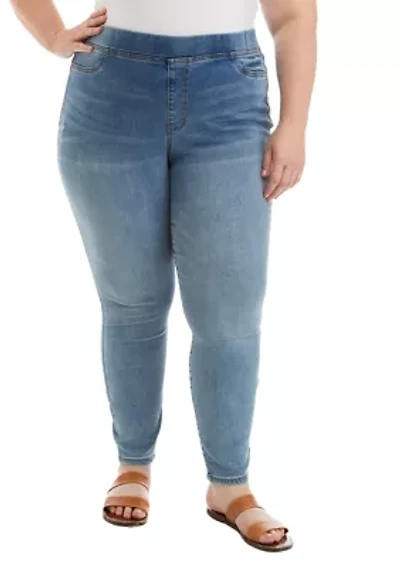 Plus Pull On Skinny Jeans