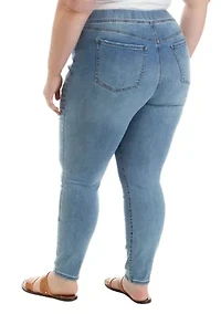 Plus Pull On Skinny Jeans