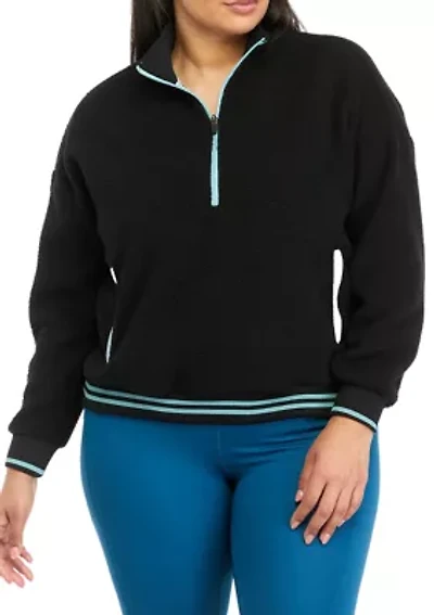 Plus Quarter Zip Pullover