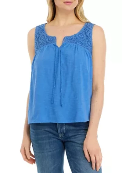 Women's Chunky Lace Tank Top