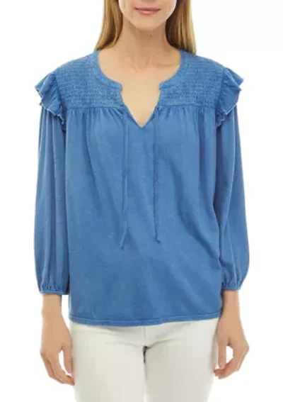 Women's Split Neck Top