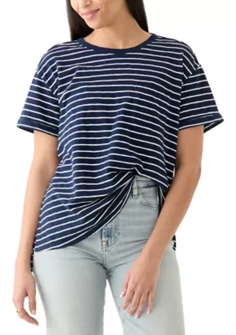 Women's Yarn Dyed Boyfriend T-Shirt