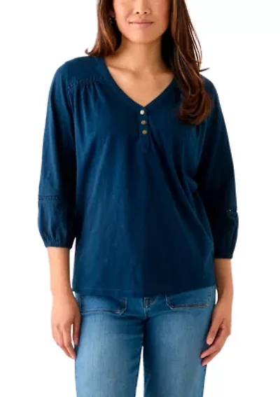 Women's Henley Top