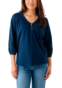 Women's Henley Top