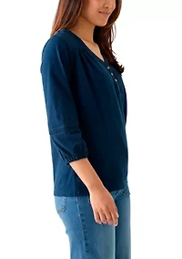 Women's Henley Top