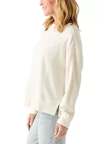 Women's Long Sleeve Seamed Sweatshirt