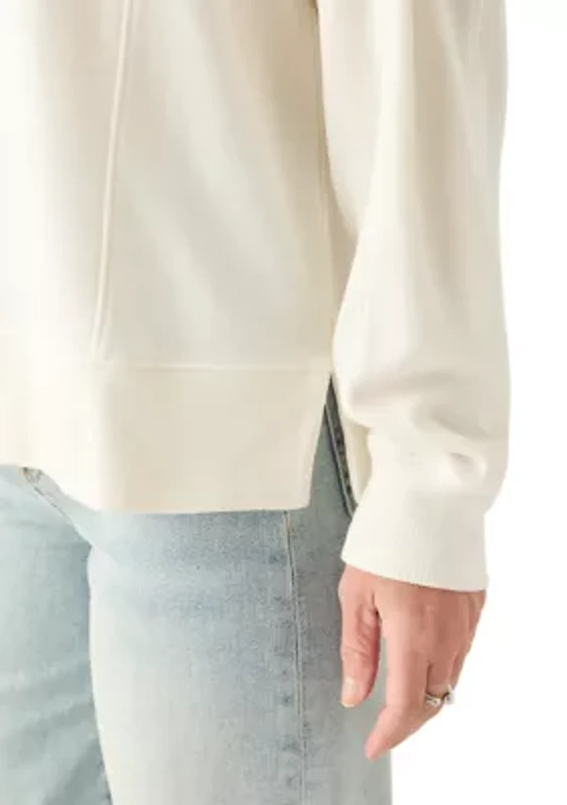 Women's Long Sleeve Seamed Sweatshirt