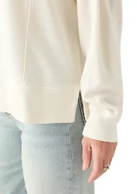 Women's Long Sleeve Seamed Sweatshirt