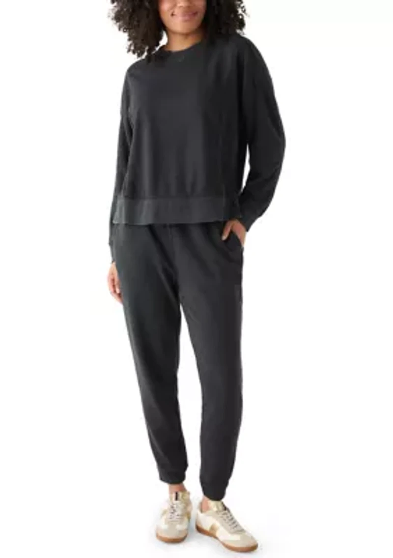 Women's Long Sleeve Seamed Sweatshirt