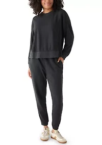 Women's Long Sleeve Seamed Sweatshirt