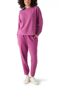 Women's Long Sleeve Seamed Sweatshirt