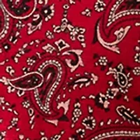 Women's Long Sleeve Ruched Print Top