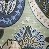 Women's 3/4 Sleeve Paisley Printed Top