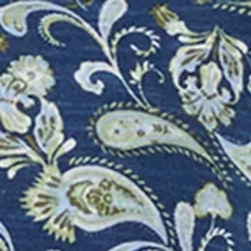 Women's 3/4 Sleeve Paisley Printed Top