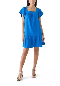 Women's Square Neck Mini Dress