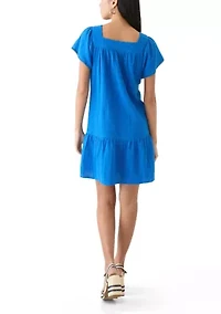 Women's Square Neck Mini Dress