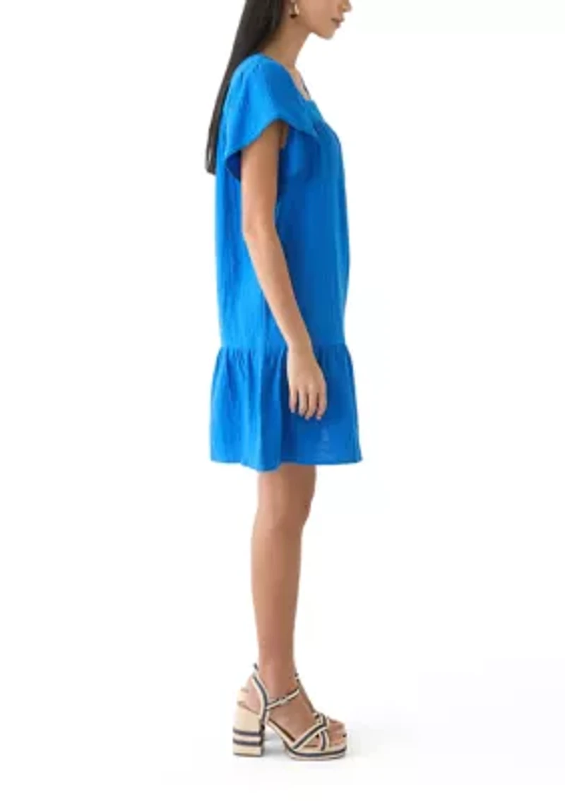 Women's Square Neck Mini Dress