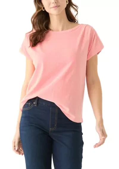 Women's Dolphin Sleeve Solid Top