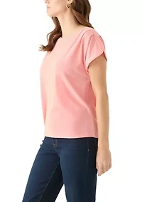 Women's Dolphin Sleeve Solid Top