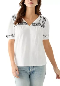 Women's Embroidered Top