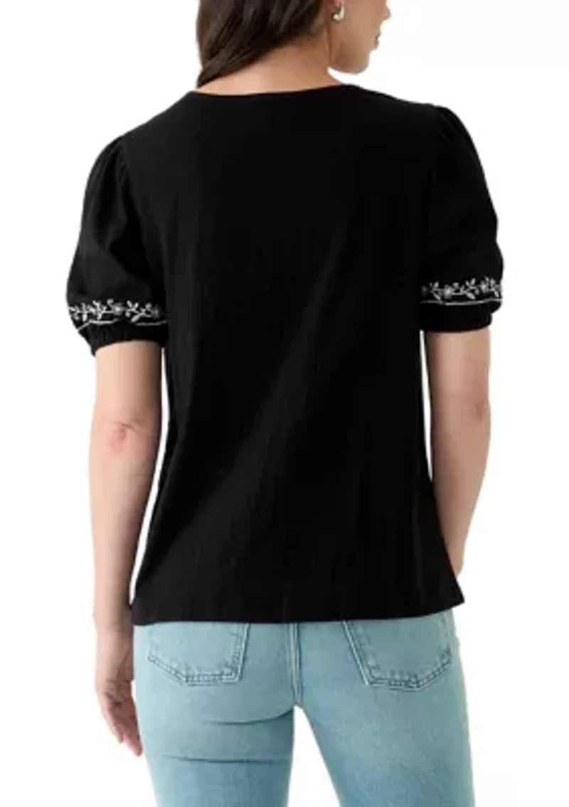 Women's Embroidered Top