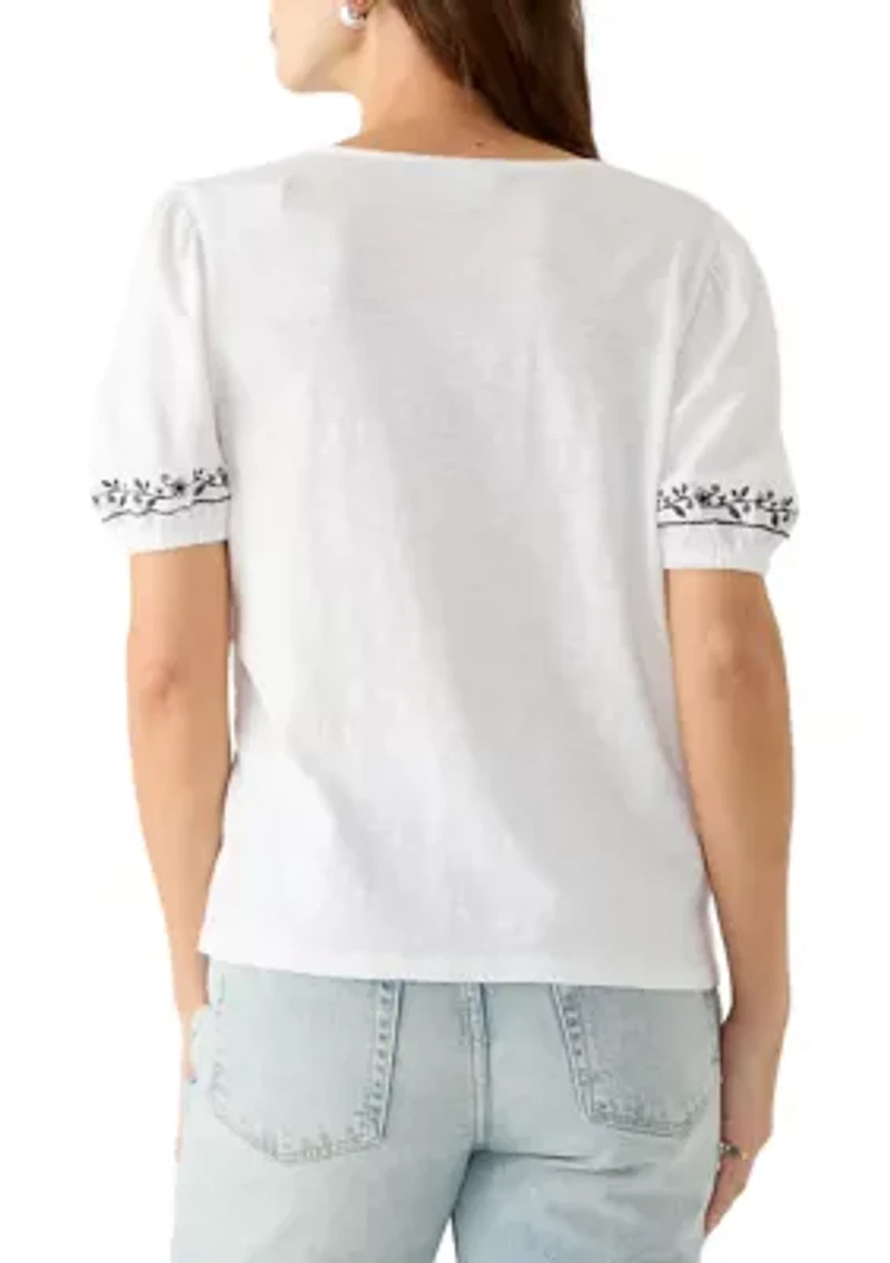 Women's Embroidered Top