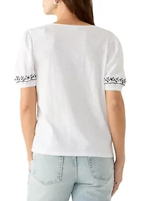 Women's Embroidered Top