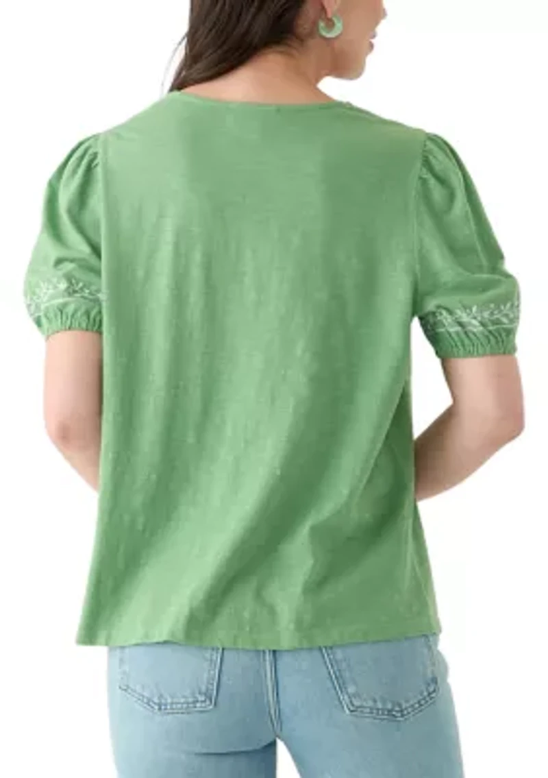 Women's Embroidered Top