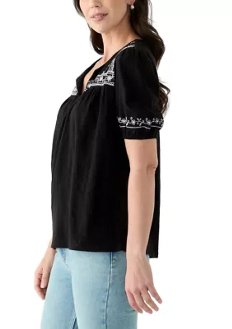 Women's Embroidered Top