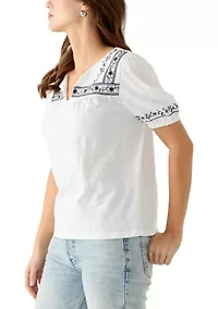 Women's Embroidered Top