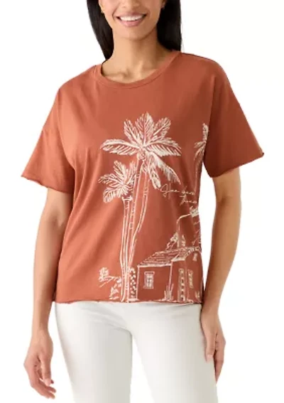Women's Drop Shoulder Graphic T-Shirt