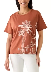 Women's Drop Shoulder Graphic T-Shirt