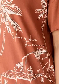 Women's Drop Shoulder Graphic T-Shirt