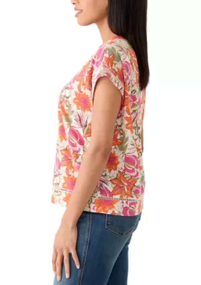 Women's Split Neck Blouse