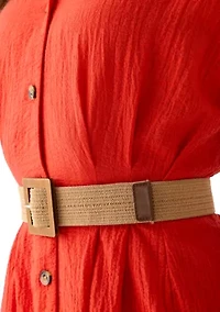 Women's Belted Shirt Dress