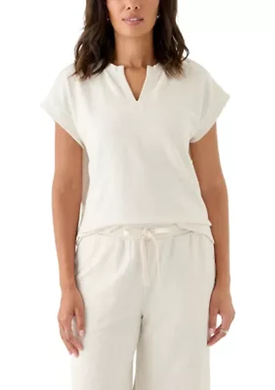 Women's Heathered Short Sleeve Muscle Tee