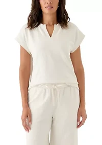 Women's Heathered Short Sleeve Muscle Tee