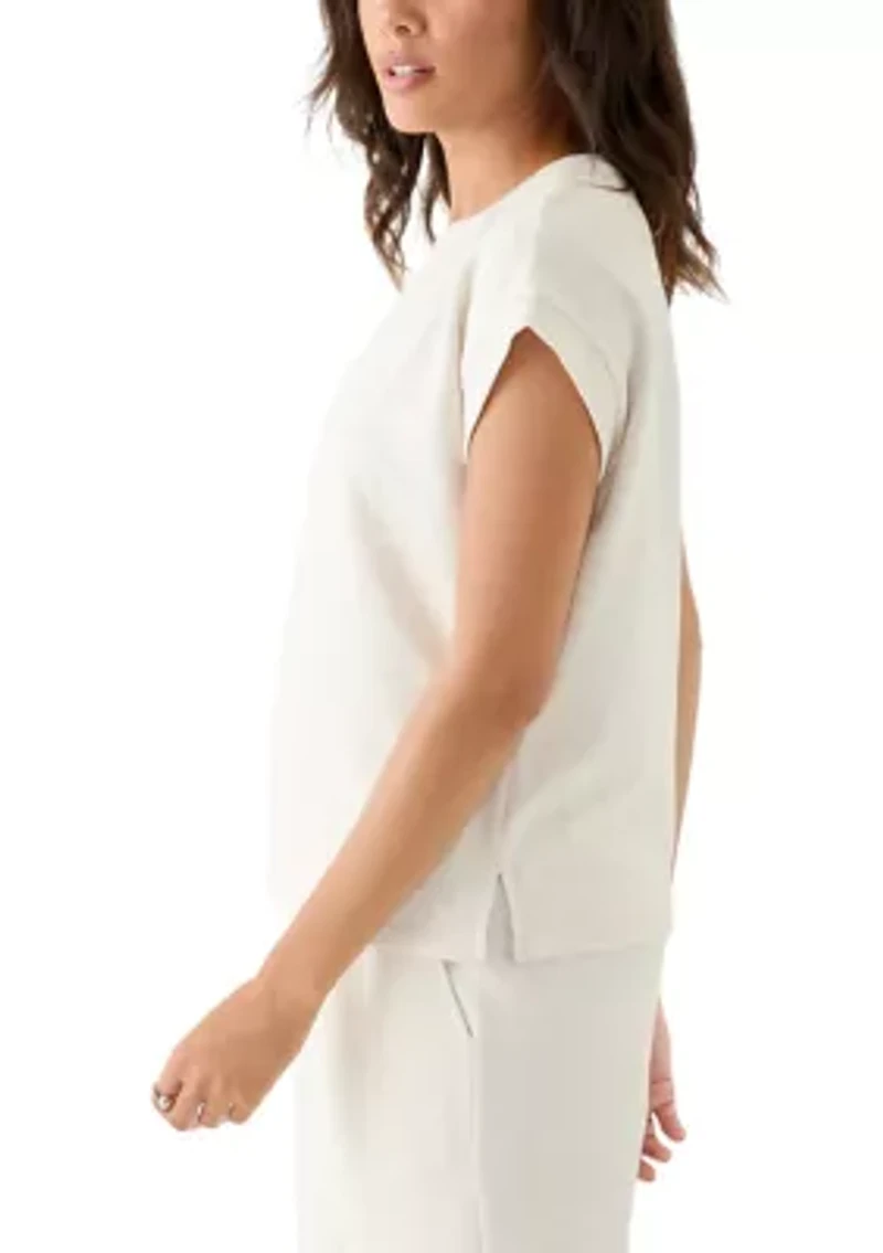 Women's Heathered Short Sleeve Muscle Tee