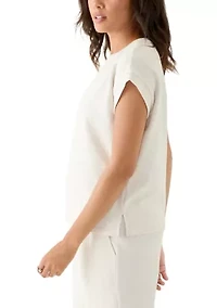 Women's Heathered Short Sleeve Muscle Tee