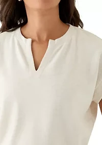 Women's Heathered Short Sleeve Muscle Tee