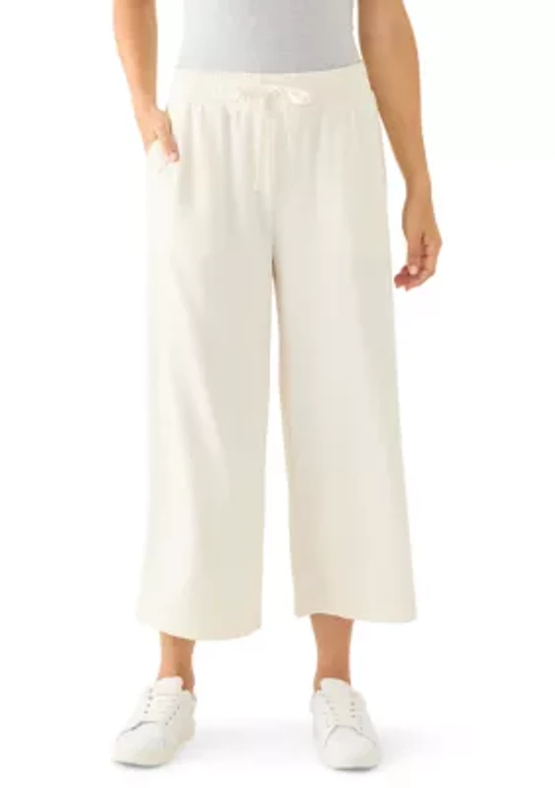 Women's Wide Leg Cropped Pants